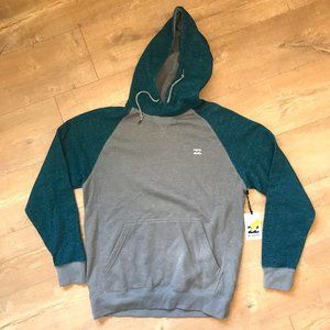 Billabong Mens Balance Pullover Hoodie Gray/Teal